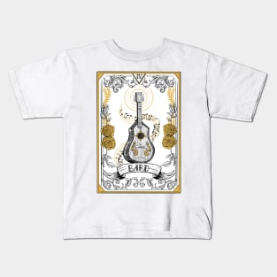 D&D Bard Tarot Kids T-Shirt